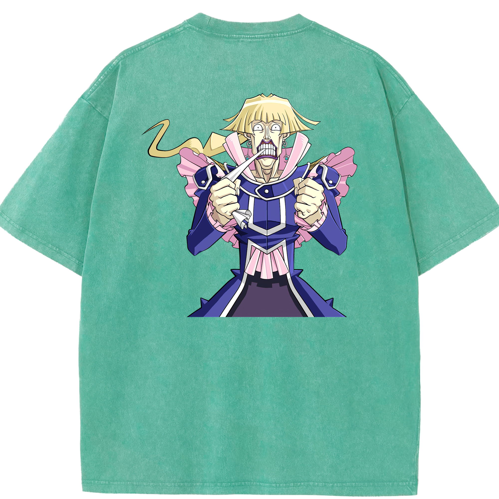 （画像用） 遊☆戯☆王 Yu-Gi-Oh! 綿100% ヴィンテージ風 半袖Tシャツ（背面プリント）